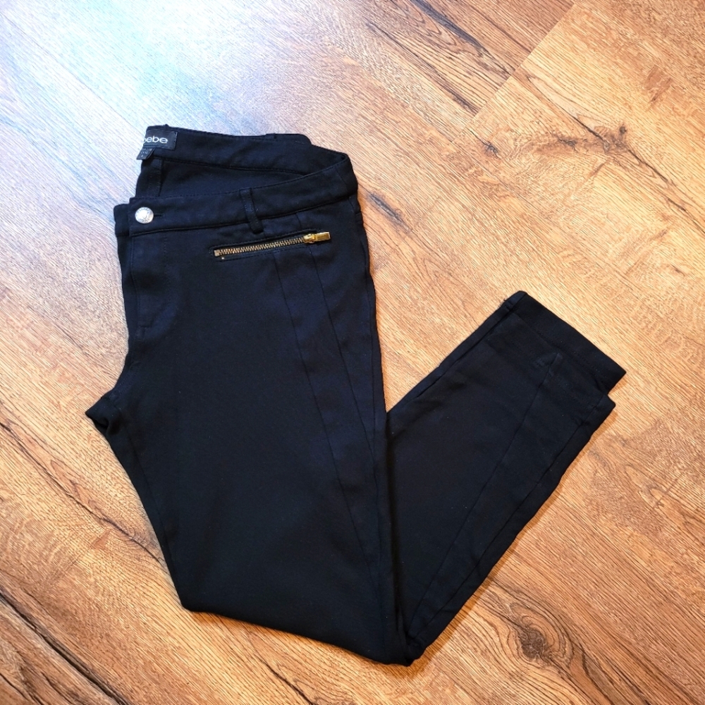 Bebe black stretch pants